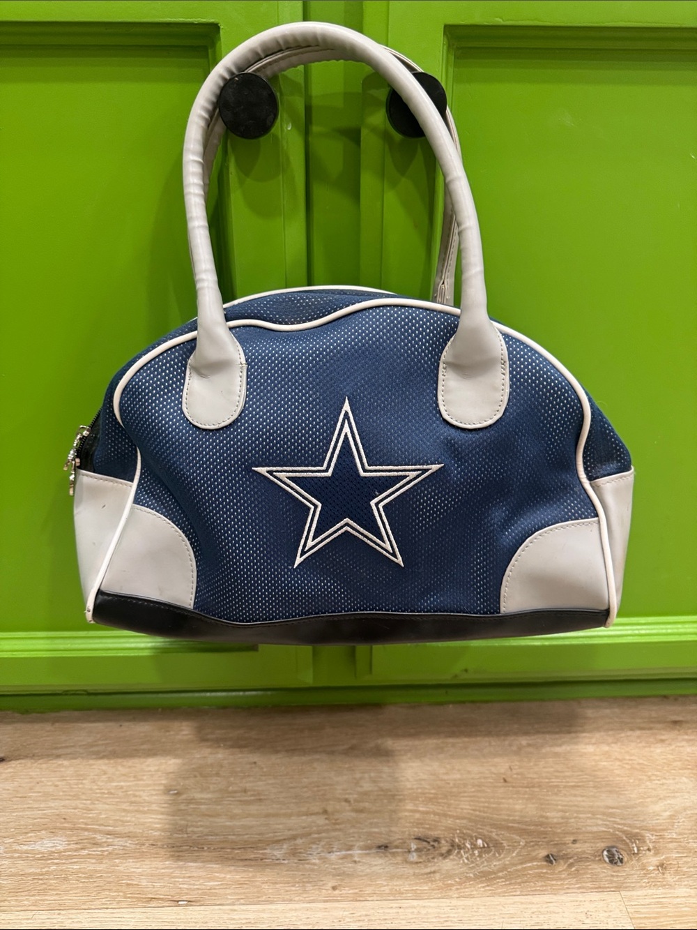 NFL Blue and White Star Dome Satchel